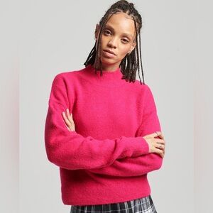 SUPERDRY Vintage Essential Mock Neck Jumper